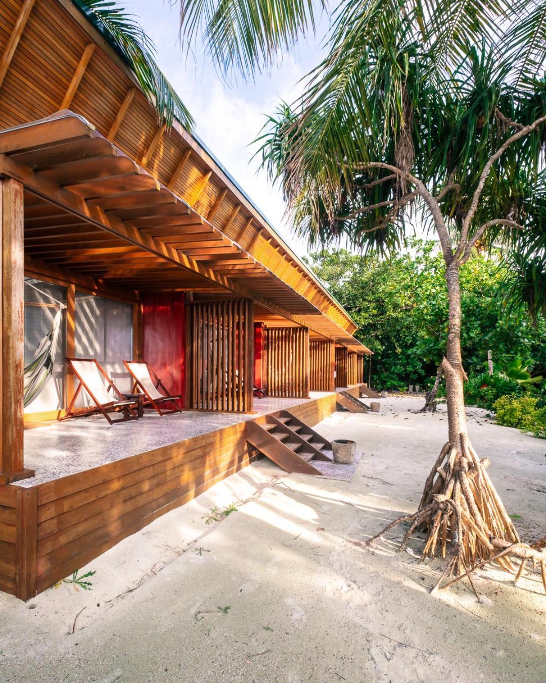 The Barefoot Eco Hotel Hanimaadhoo Island Exterior foto
